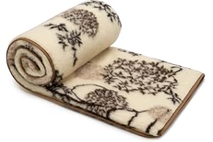 ‎BEST WOOL Merino Wolldecke Schurwolle 160x200 cm - Kuscheldecke aus 100% Merino Schafwolle - Groß und Flauschige Decke Wolle - Gewicht 500g/m2 - Atmungsaktives Material