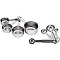 Dynore Stainless Steel Set of 4 Measuring Cup and 4 Measuring Spoon