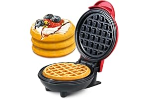 Candora Home Mini Waffle Maker Machine for Individual Waffles, Paninis, Hash Browns