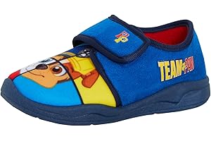 Paw Patrol Boys Slippers Kids Chase Marshall Touch Fasten House Shoes Slipper Boots