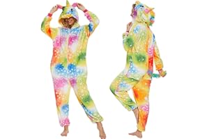 JONRRYIN Pyjama Animaux Adulte, Animal Pyjamas, Unisexe Adulte Animal Pyjama Onesie, Costume Animal Adulte, Pyjama Costume Animal Femme, Animal Pyjamas Combinaison, Pyjama Combinaison pour Carnaval