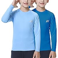 Rash Vest Lungo Surf Boys UPF 50+ - Protezione Solare Per Bambini - Maniche Lunghe - Ideale Per Mare E Piscina - Foto 7