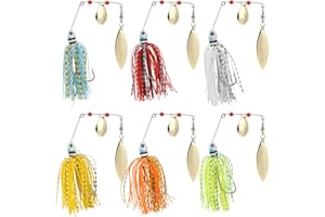 Naler 6 pcs leurres de pêche Artificielle Matériel de Peche pour Pêcheur