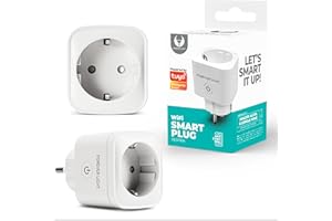 FOREVER Enchufe Inteligente Tuya Smart – Enchufe WiFi Smart Life 2,4GHz 16A – Compatible con Alexa y Google Home – Enchufe Temporizador Programable para Casa Inteligente – Control por Voz
