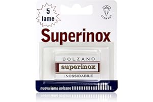 RAZOR BLADES CLUB 5 ostrzy do golenia Bolzano Superinox Inossidabile (1 opakowanie)