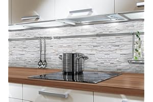 Rodnik Küchenrückwand robuste Kunststoff Platte, MONOLITH in PREMIUM Qualität, Direktdruck. MOTIVAUSWAHL (60 x 300 cm, Natursteinverblender)