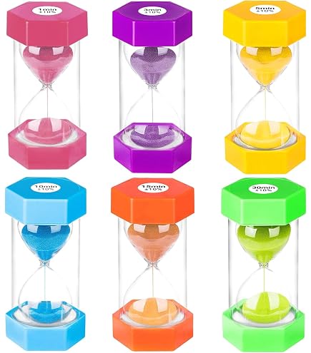 Clessidra Playlearn 2 Minuti | Timer Sabbia Grande Per Bambini E Insegnanti | Gioco E Gestione Tempo