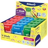 Pelikan V-Blade &Ccedil;iftli Kapaklı Kalemtraş