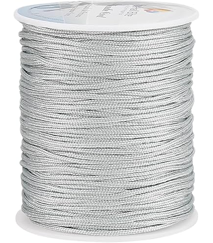 IPEA Wit nylon jaloeziekoord, 50 meter, Made in Italy, wit koord, touw voor gordijnen, jaloezieën, jaloezieën, accessoires, dikte 3 mm