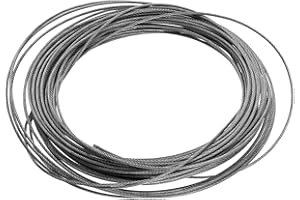 OUMEFAR 1 pz 15 metri in acciaio inox 304 diametro cavo fune diametro 1,5 mm 1/8 pollici fune cavo per ponte kit ringhiera cavo balaustra corrimano cavo