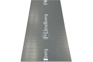 P. Lindberg Plastic Driving Plates with 10T Load Capacity - 10 x Heavy Duty Override Plates - Excavator Mats - Truck Floor Mats 240 x 110 x 1 cm - Ideal for Construction Sites, Parking Lots, Driveways