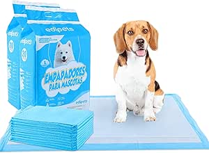 Edipets, Tappetini Igienici per Cani 60x60, Assorbenti, Tappetini Monouso per l'Addestramento dei Cuccioli, 40 unità