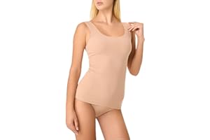 Golden Lady Canotta Taglio al Vivo in Cotone Intimo a Canottiera Donna (Pacco da 1)