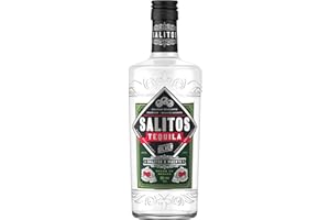 SALITOS TEQUILA Silver (1 x 700ml) - 38% Vol. - Hergestellt aus blauer Weber Agave - Kristallklarerer Tequila aus Mexico - Pu