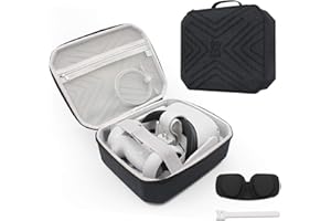AMVR Custodia da Viaggio Piccola e Portatile per Quest 2,per riporre Cuffie da Gioco VR e Controller Touch, Accessori per Il Trasporto
