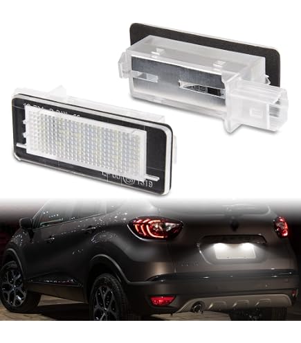 2 Pezzi LED Luci Targa Per Renault Scenic 2 3 Fluence Captur Espace 4 Grand Modus Zoe BFM Laguna Sport Tourer  34 - 11