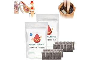 AIZHENQIAN Healthify Sugar Control Therapeutic Foot Soak - Pack of 20 | Natural Foot Soak for Sugar Control and Foot Care (selling two packs of 10)