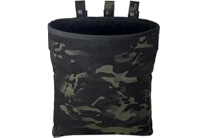 TWINFALCONS Tattica Tasca Porta Caricatori Molle Accessori Dump Pouch 500D Sacca Porta Pieghevole Sacchetto Accessori Militare per La Caccia Attività All'Aperto