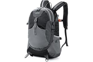 HOMIEE Mochila de Senderismo 45L Unisex, Mochila Impermeable Ligera para Caminar - Ideal para Esquí, Camping, Trekking, Viajes, Pesca, Ciclismo y Escalada
