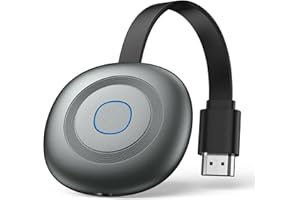 AMZTOP Wireless HDMI Display Dongle Adapter, 4K Streaming Miracast & AirPlay Receiver for iPhone, iPad, Android, Laptop, PC to HDTV/Monitor/Projector, 100FT/30M, Plug & Play, Support DLNA, 2.4G/5G