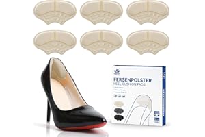 ‎ANJOCARE AnjoCare zapiętki do butów, 3 pary samoprzylepnych uchwyt pięty do butów do luźnych butów, antypoślizgowe nakładek na pięty do trampek na wysokich obcasach, skórzane buty za duże