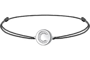 J.Endéar Donna Ragazza Cavigliera Lettera Iniziale Argento 925 Corda Estate Spiaggia Caviglia Gioielli Regalo 34cm Regolabile Fatto A Mano