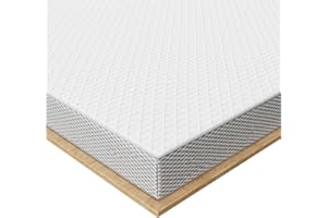 EGO HOME Matratzen Topper 140x200cm, 5cm Höhe Matratzentopper aus Memory-Schaum Öko-TEX Zertifiziert, Abnehmbaren und Waschbaren Matratzenauflage für Boxspringbett Matratzen Schlafsofa