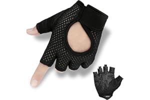 HOSSOM Fitness Handschuhe, Trainingshandschuhe, Fitness-Handschuhe für Damen Herren, Sporthandschuhe für Crossfit, Bodybuilding, Radsport, Gym, Krafttraining (M)