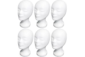 ‎FP ►►► 6 x FP - Styroporkopf Standard - TOP Marken-Qualität aus deutscher Herstellung (weiss mit Loch im Boden)