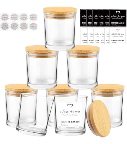 Nuanchu 72 Schwarze Kerzendosen Mit Deckel – Set Mit 3 Größen (57g, 113g, 227g) Für DIY Kerzen