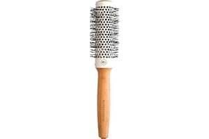 Olivia Garden Healthy Hair Brosse Ronde Thermale en Bambou, Diamètre 33mm - Brosse Ecologique en Bambou