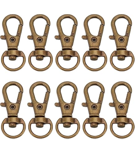 Nuovo 30 X Tenda Asta Anelli Loose Occhio Ottone Effetto Anticato Id 20mm - Od