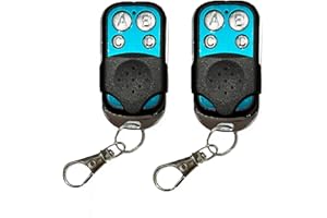 BKIYOUGO Universal Duplicator Remote Garage Door Remote, 433.92 Mhz Remote for Gate, Remote Control Key Fob, Replacement Garage Door Electric Gate, Cloning Remote Control Keychain 2 PCS