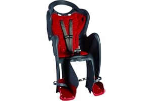 BELLELLI Child Rear Bicycle Seat - MR FOX (up to 22 kg) Standard Version For Fixing To Bike Frames, NOT For Pannier Racks