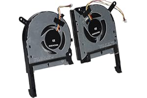 PUSOKEI DFS5K12114262H CPU Ventilateur GPU, remplacement 4 broches Portable Ventilateur de refroidissement interne pour Tuf FX505 FX505GM FX505GM FX505DT FX705 (alliage d'aluminium)