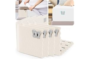 Hydream Bettlakenspanner, 4 Stück Verstellbar Bettlaken Spanner Spanngurte Lakenspanner Bettlakenhalter Matratzenspanner mit Feste Clips,Anti-Rutsch Bettwäsche Spannbettlaken Halter (Beige)