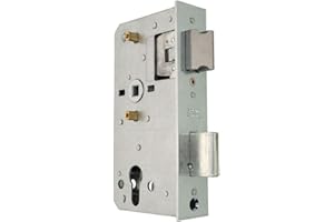 INTRA-TEC Einsteckschloss für Schlosskästen 40mm Rohr Stulp 33x167 mm Dorn 60 PZ/W 72/8 Tor-Ersatzschloss