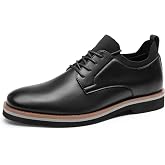 Bruno Marc Shoes Dress Derby Men Lace-up Suit | Sports Derby Design, Support Insole, Lightweight Cushioning, Elastic Neck, El