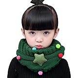 Mignon Echarpe Tricote Enfant Tour De Cou Bebe Fille Garcon Tube Cercle En Maille Chaud Polaire Decor Etoile Pompon Adorable Foulard Hiver Chale Cache Cou Pour Enfants 4 14 Ans Cadeau Noel Amazon Fr