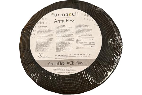 Original Armaflex ACE PLUS självhäftande tejptejp 15 m x 50 mm x 3 mm isolering gummi