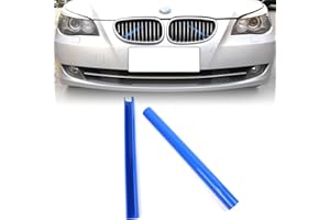 ‎SHSBSCAR F10 Kühlergrill Streifen Ersatzverkleidung, für BMW F10 F11 F18 F45 F46 F06 F12 F13 F01 F02 F48 F39, V-Brace Umhüllung, Grillstreifen, Frontgrill Verkleidung (Blau-Sport)