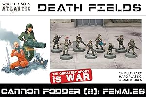 MY PET ELEPHANT Death Fields - Foraggio per cannone 2 = Femmine (24 figure) Multi-parte in plastica dura (POLISTIRENO ad alto impatto) 28 MM figure… Made in USA