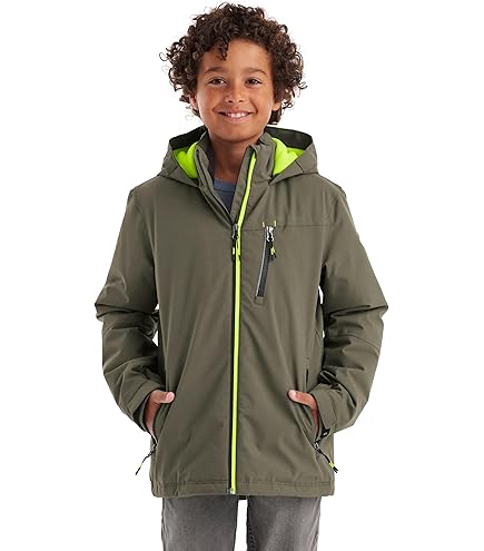 Killtec Boy's Chaqueta Funcionalchaqueta Outdoor Con Capucha KOS 74 BYS