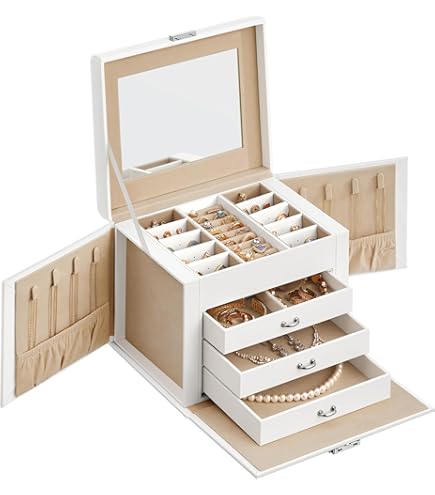 WINDROSE Coffret à Bijoux Shine 23 Cm Rouge