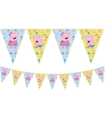 Amscan 8 Piatti Peppa Pig - Cartone, Diametro 18 Cm, Per Festa A Tema - 2