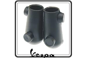 GSC RICAMBI SRL KIT COPPIA DUE SCARPETTE SCARPINI PIEDINI PIEDINO GOMMINI GOMMINO CAVALLETTO COMPATIBILE CON PIAGGIO VESPA 50 - PIAGGIO VESPA 50 SPECIAL - PIAGGIO VESPA 90 - VESPA 125 PRIMAVERA - VESPA ET3.