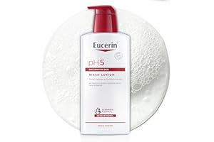 Eucerin pH5 Detergente Fluido 400 ml, Detergente viso e corpo delicato per uso quotidiano e lavaggi frequenti, Bagnoschiuma senza sapone per tutta la famiglia per pelle secca e sensibile