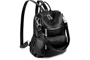 UTO Zaino da donna in pelle Vegan Zaino multifunzionale alla moda con fiocco e design a nappe Borse a tracolla casual a scomparti multipli per viaggi universitari