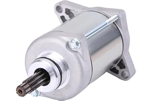 BAKERMICHE 9-Teeth Starter Motor 31200-HP5-601 31200-HR0-F01 for Honda TRX420 TRX500 SXS500 Electrical Engine Starter Motor Replacement