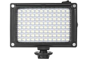 LED Panel Light, Camera Light, Andoer 96 LED Camera Light with 5500K / 3200K Filter CRI85+, Dimmable Camera Fill Light for Cameras Camcorder